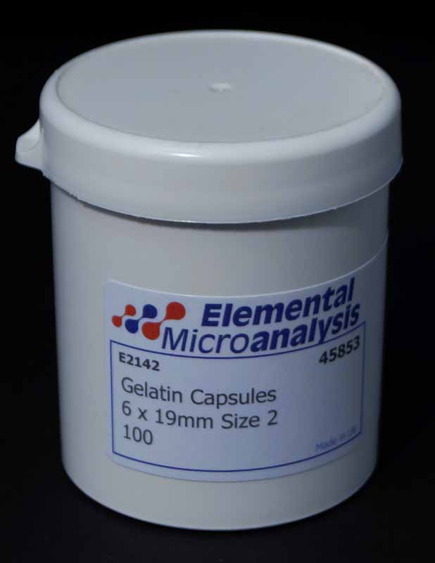 Gel Capsules 6 X 19mm  Size 2 pack of 100